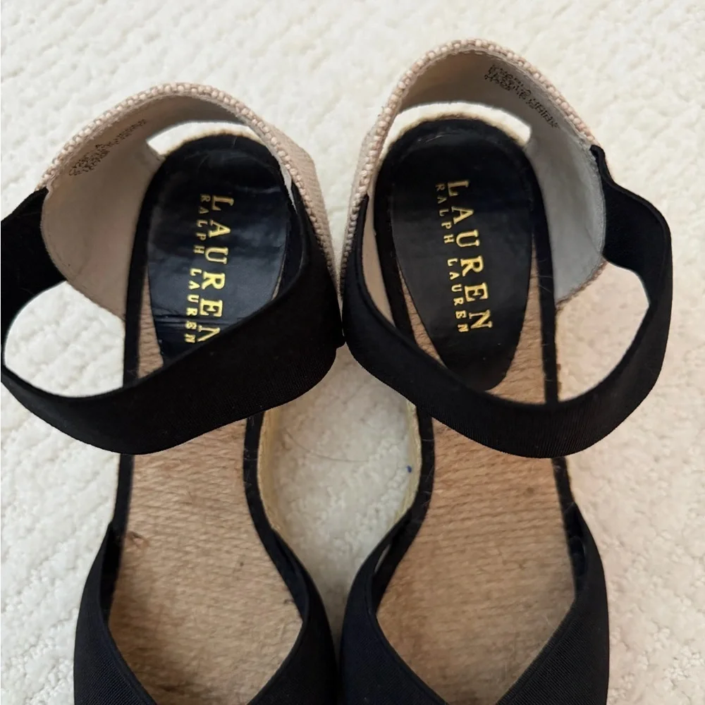 Lauren Ralph Lauren Black Espadrilles
